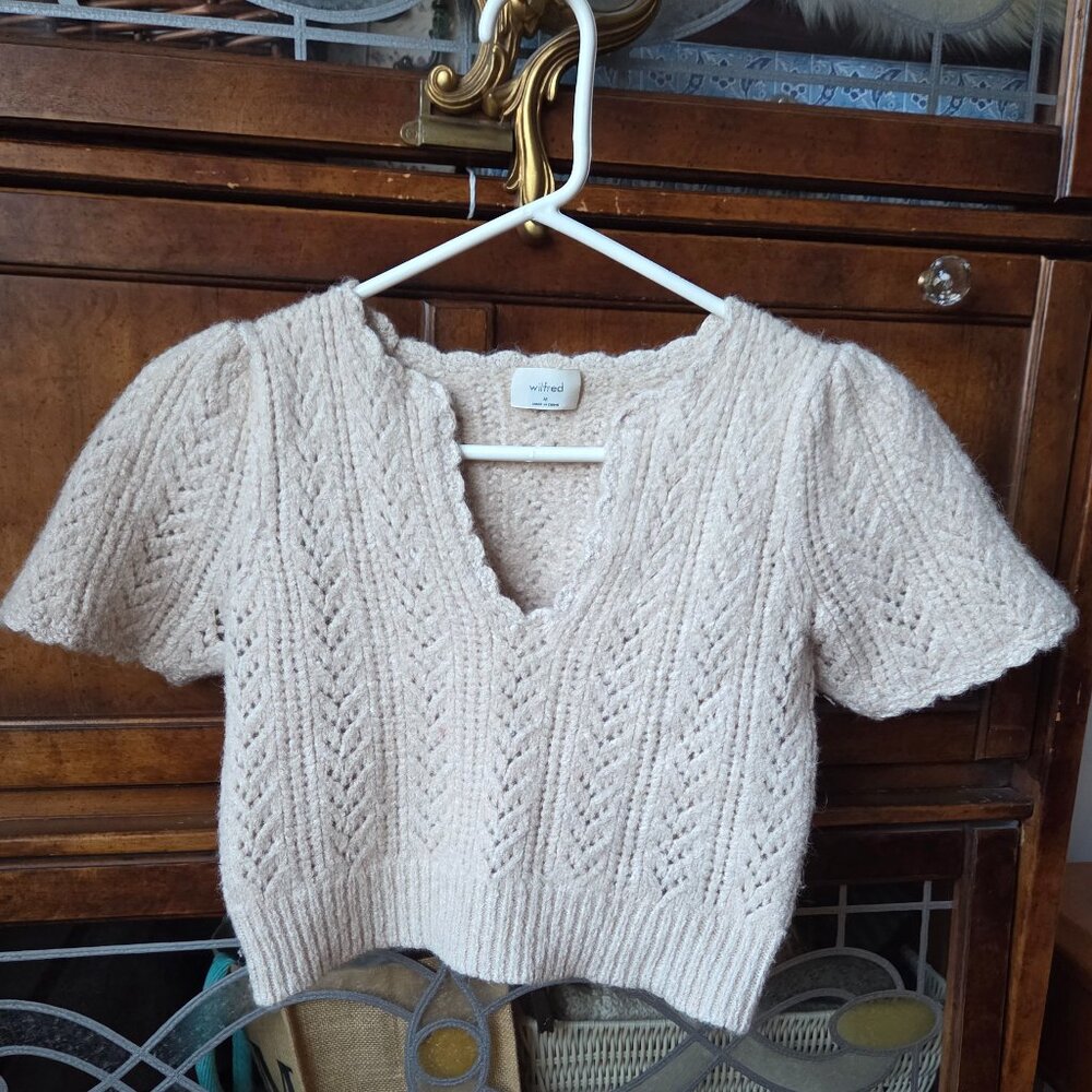 Beautiful Alpaga Blend cropped Sweater Wilfred